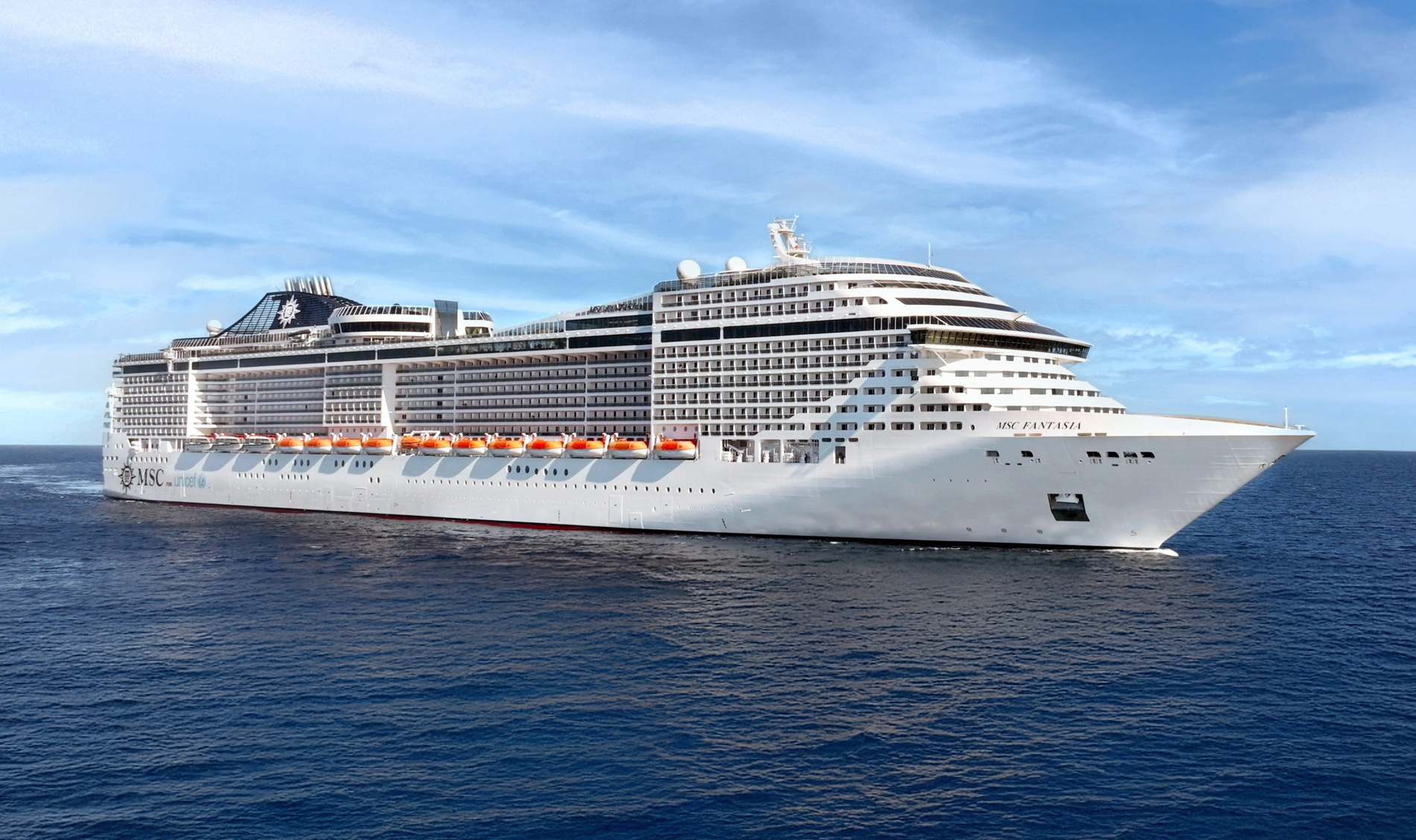 Bild des Kreuzfahrtschiffes MSC Fantasia