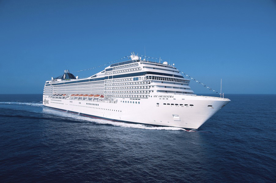 Bild des Kreuzfahrtschiffes MSC Orchestra